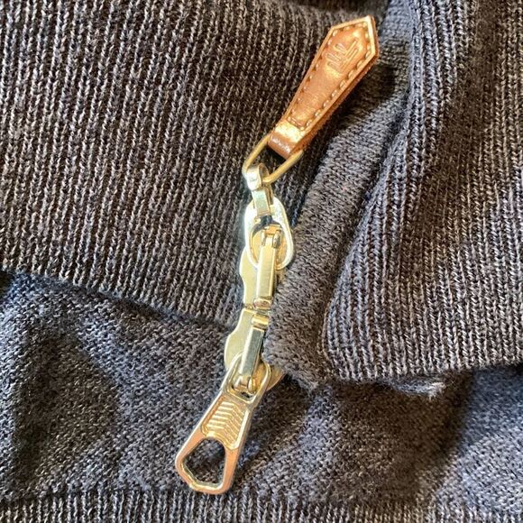 FIUME, Italian made cardigan double zippered men’s sweater, XXL , size 54 - Picture 11 of 15